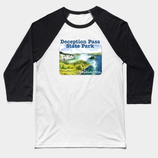 Deception Pass State Park, Washington Baseball T-Shirt